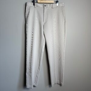 Izod Performance Men's Textured Chino Golf Pants Beige-Cream 34 Outdoor Preppy‎